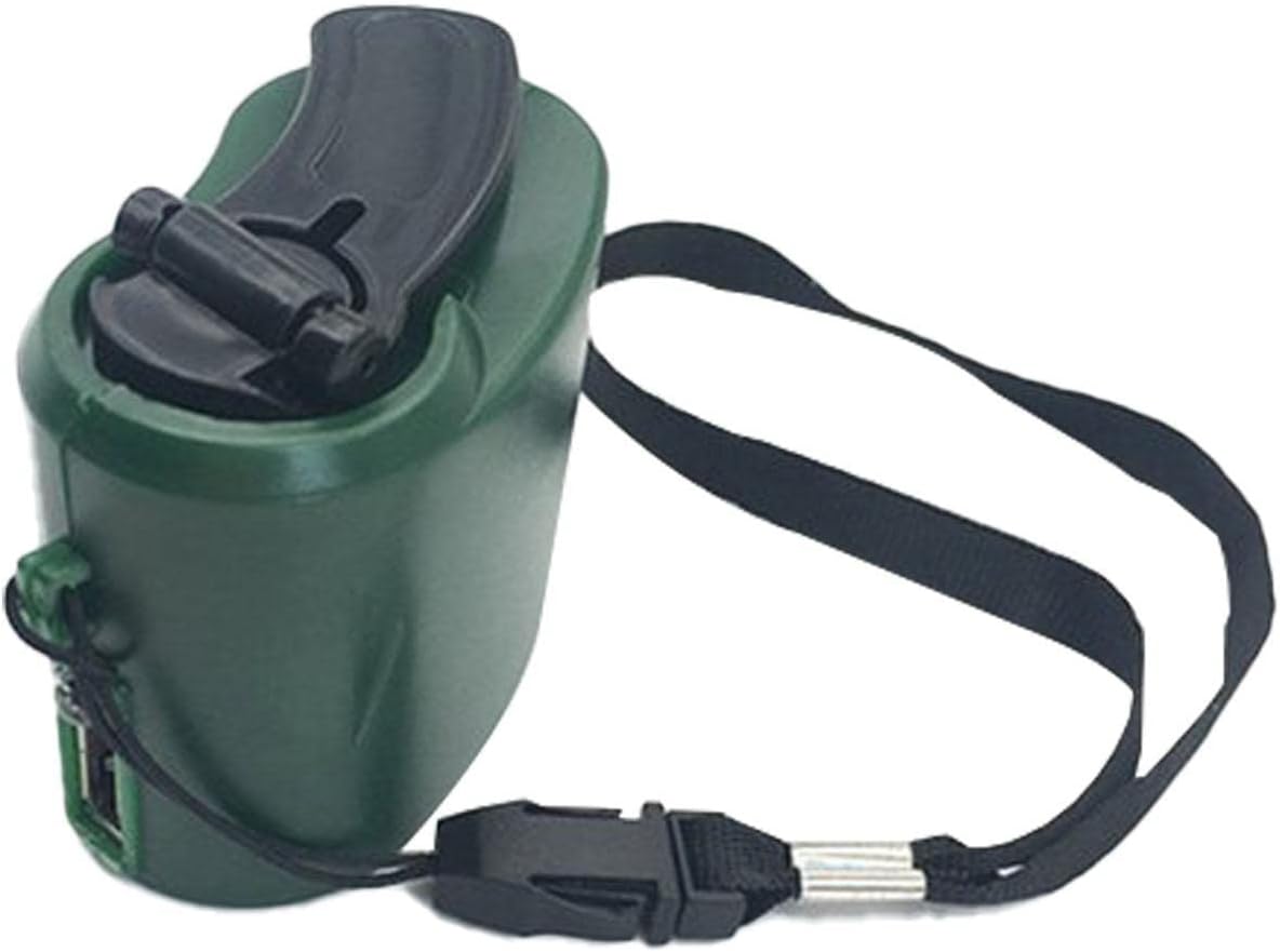 Portable Hand Power Bank, Hand Crank Power Bank – Hand Crank Power Bank with LED Light – Outdoor Camping Equipment Hand Crank Charger Output Voltage 5V for Hiking Outdoor Activities Camping Travel